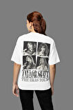 Taylor Swift The Eras Tour Albüm Baskılı Unisex Tişört, Oversize Taylor Tişört