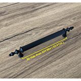 Koldoor Zend Mat Siyah Mobilya Dolap Mutfak Çekmece Kulpu 224 Mm 10 Adet