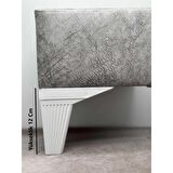 KOLDOOR Mobilya Koltuk Çekyat Baza Chester Tv Ünitesi Ayağı Stylish Beyaz 12 Cm 4 Adet