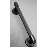KOLDOOR Zamak Punch Zamak A213 Mat Siyah Çekme Kol Sürgülü Kapı Çekme Kolu 1 Takım