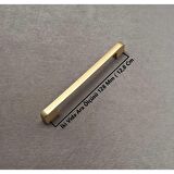 Arel Mat Altın Tv Ünitesi Vestiyer Yatak Odası Mutfak Dolap Çekmece Kulpu 128 Mm (12,8 Cm) 1 Adet