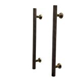KOLDOOR Dal Mat Antik Sarı Tv Ünitesi Vestiyer Yatak Odası Mutfak Dolap Çekmece Kulpu 160 Mm 5 Adet