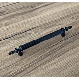 KOLDOOR Zend Mat Siyah Mobilya Dolap Mutfak Çekmece Kulpu 64 Mm 10 Adet