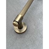 KOLDOOR Erva Mat Antik Sarı Zamak Çekme Kol Sürgülü Kapı Çekme Kolu 40 Cm 1 Takım