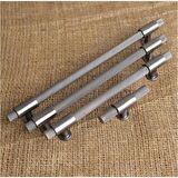 Handles Kulp Mobilya Dolap Mutfak Çekmece Kulpu 158 Mat Skoç Füme 128 Mm  ( 12,8 Cm ) 5 Adet