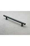 Mobilya Dolap Kulpu Mutfak Çekmece Kulpu Çizgili Dal Siyah 160 Mm ( 16 Cm ) 10 Adet