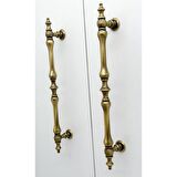 Şehzade Antik Sarı Mobilya Dolap Mutfak Çekmece Kulpu 224 Mm ( 22,4 Cm ) 10 Adet