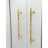 Şehzade Altın Mobilya Dolap Mutfak Çekmece Kulpu 224 Mm ( 22,4 Cm ) 5 Adet