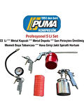 Povver 5 Li Havalı Set (Boya, Mazot, Lastik Şişirme, Hava, Spiral Hortum)