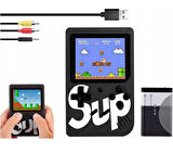 QASUL Video Oyun Konsolu 400 Oyunlu Mini Atari Gameboy Siyah