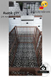 100x70x70cm Esnemez Sık Aralıklı Yüksek Köpek Çiti - Kaliteli Masif Ağaç