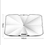 Araba Ön Cam Güneşlik Şemsiye Katlanabilir Güneşlik Şemşiye 140x80