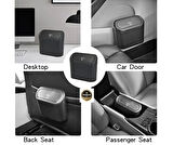 Volkswagen Golf 4 1997-1998-1999-2000-2001-2002-2003-2004-2005 Oto Araba Çöp Kutusu Organizer İtme Kapaklı Çöp Kovası Siyah