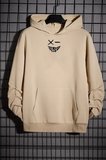 Cartoon Graphic Thermal Lined Drawstring Sweatshirt