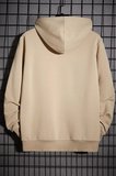 Cartoon Graphic Thermal Lined Drawstring Sweatshirt