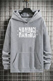 Uyguntarz Hanımcı Yazılı Katlamalı Sweatshirt