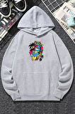 Uyguntarz Unisex Crazy Banana Baskılı Sweatshirt
