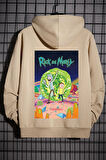 Uyguntarz Unisex Rick and Morty Baskılı Sweatshirt