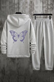 Uyguntarz Unisex Butterfly Baskılı Eşofman Takımı