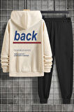 Uyguntarz Unisex Back Sırt Baskılı Eşofman Takımı