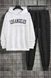 Uyguntarz Unisex Los Angles Baskılı Eşofman Takımı