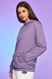 Unisex Pamuk Şardonlu Kapüşonlu Sweatshirt