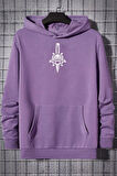 Unisex Skullcracked Baskılı Sweatshirt