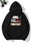 Uyguntarz Unisex Makima Hugging Denji Baskılı Sweatshirt