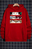 Uyguntarz Unisex Makima Hugging Denji Baskılı Sweatshirt