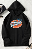 Uyguntarz Unisex Aloha Baskılı Sweatshirt