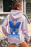 Uyguntarz Unisex Butterfly Baskılı Sweatshirt