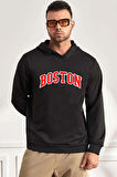 Uyguntarz Unisex Boston Baskılı Sweatshirt