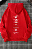 Uyguntarz Unisex Ninja Akatsuki Sırt Baskılı Sweatshirt