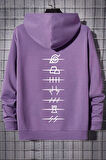 Uyguntarz Unisex Ninja Akatsuki Sırt Baskılı Sweatshirt