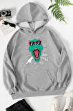 Uyguntarz Unisex T - Rex Baskılı Sweatshirt