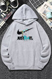 Uyguntarz Unisex Just Baskılı Sweatshirt