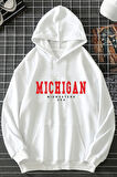 Uyguntarz Unisex Michigan Baskılı Sweatshirt