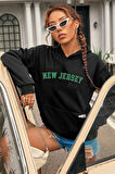 Uyguntarz Unisex New Jersey Baskılı Sweatshirt