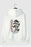 Uyguntarz Unisex Osaka Baskılı Kapüşonlu Sweatshirt