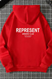 Uyguntarz Unisex Represent Sırt Baskılı Sweatshirt