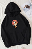 Uyguntarz Unisex Shinobi Kedi Baskılı Sweatshirt