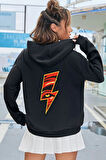 Uyguntarz Unisex Yıldırım Baskılı Sweatshirt