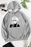 Uyguntarz Unisex Killua Zoldyck Baskılı Sweatshirt