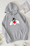 Uyguntarz Unisex Sylvester Baskılı Sweatshirt
