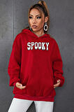 Uyguntarz Unisex Spooky Baskılı Sweatshirt