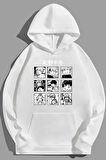 Uyguntarz Unisex Ken Kaneki Baskılı Sweatshirt