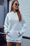 Uyguntarz Unisex Pamuk Şardonlu Kapüşonlu Sweatshirt
