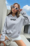 Uyguntarz Unisex Nasa Baskılı Sweatshirt