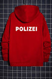 Uyguntarz Unisex Polizei Sırt Baskılı Sweatshirt