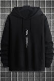 Uyguntarz Erkek Aleman Rapero Baskılı Oversize Sweatshirt